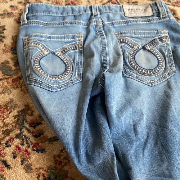 Big Star Blue Bootcut Jeans Classic Style 33 long Good condition - Picture 3 of 3